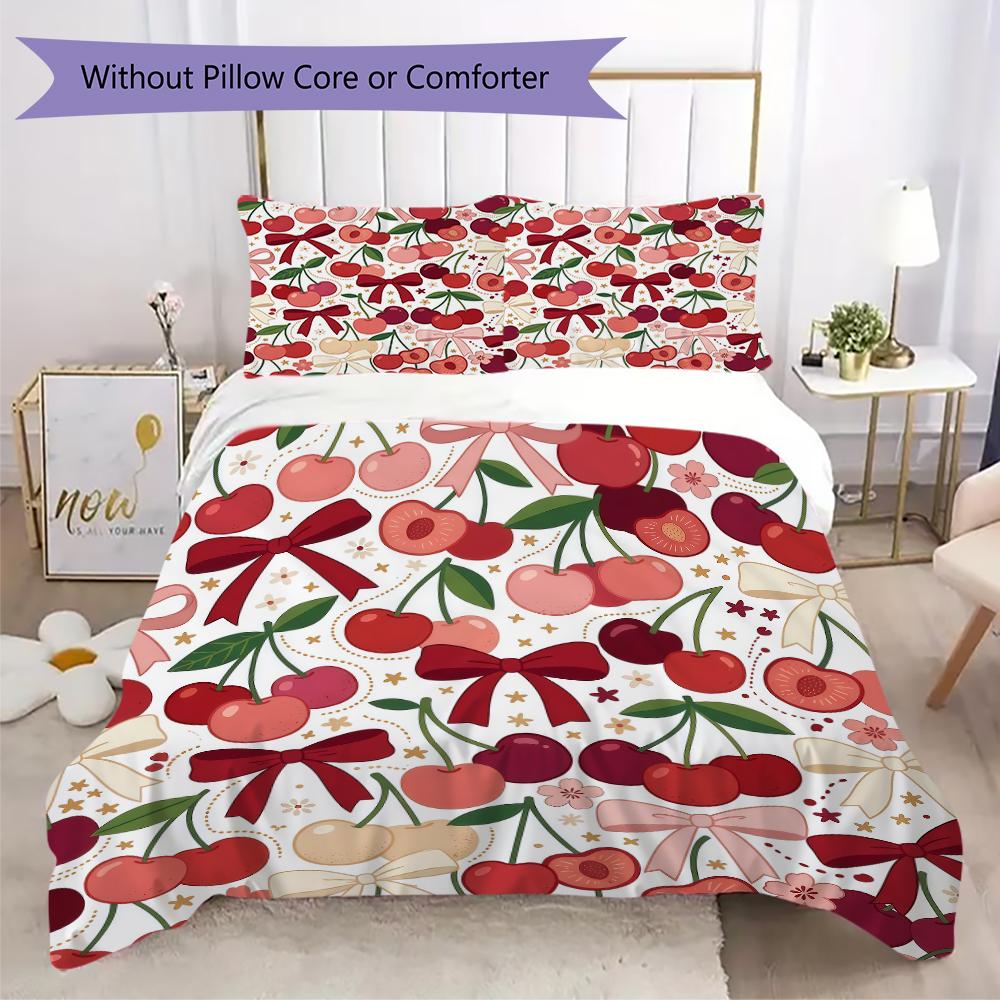 All Over Pattern Bedding uilt Set uilt Cover Pillowcase Home Decoration Birthday Gift (1 * duvet cover + 2 * pillowcase without core)