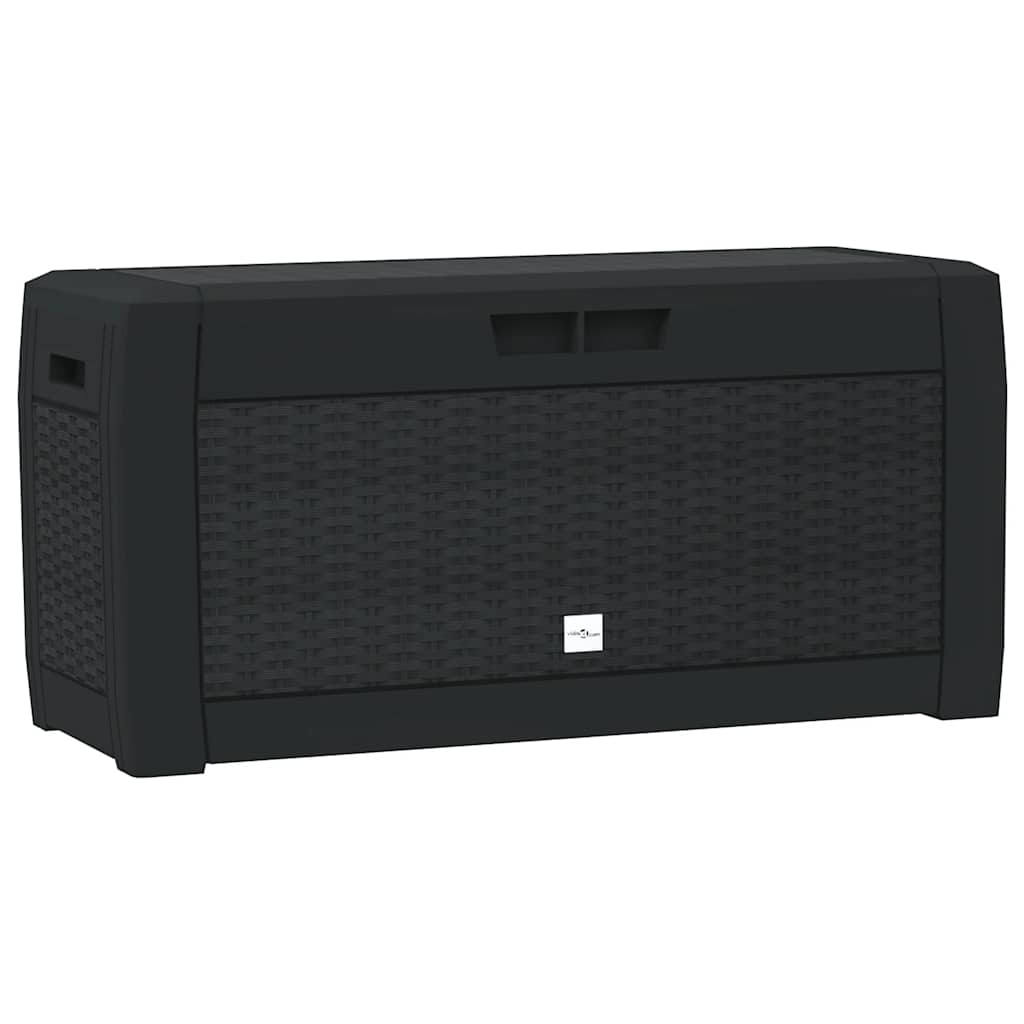 Garden Storage Box Anthracite Grey 119 x 48 x 60 cm Polypropylene