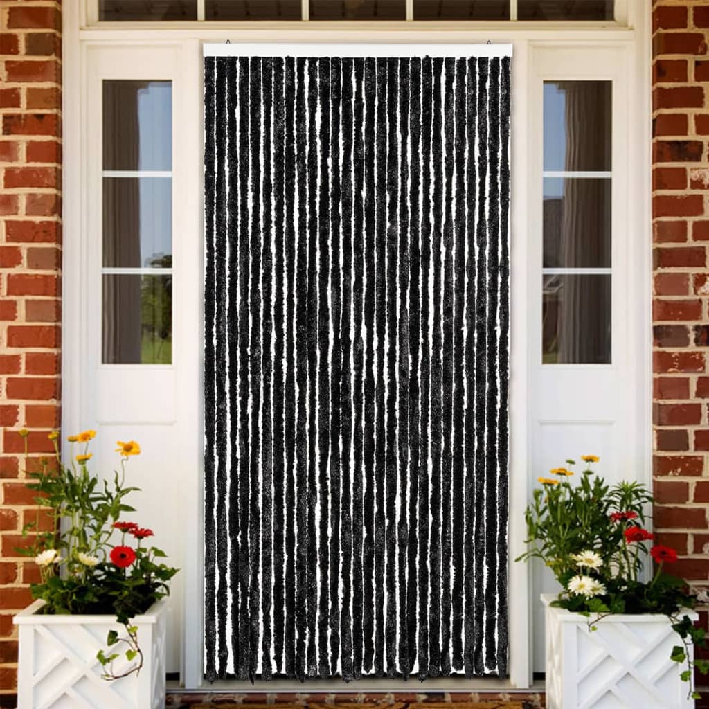 Insect Protection Curtain Anthracite Grey 118 x 220 cm Chenille