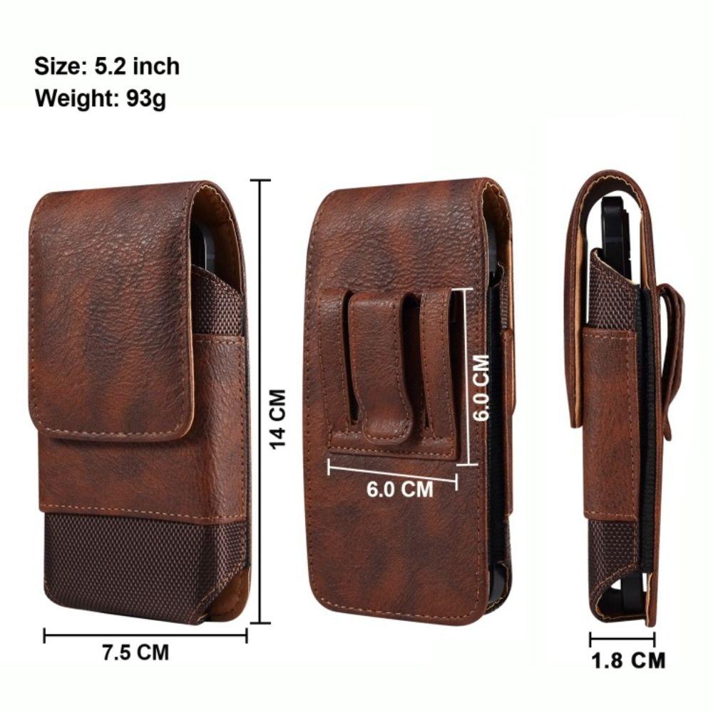 Belt Style Leather Phone Case Hanging Waist Bag Orbit Flex Phone Waist Bag Mobile Phone Pocket