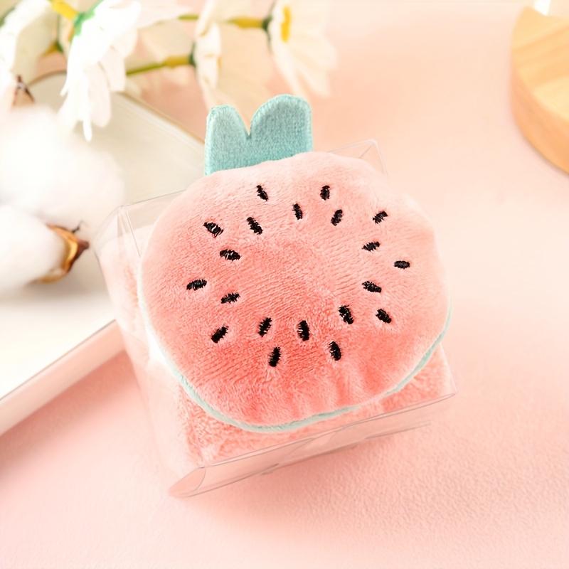 Милые мультяшные полотенца для рук с животными и фруктами, ультрамягкие полотенца из кораллового флиса с коробочной упаковкой, 280 г/м², современный декор для ванной комнаты, идея для подарка на день рождения