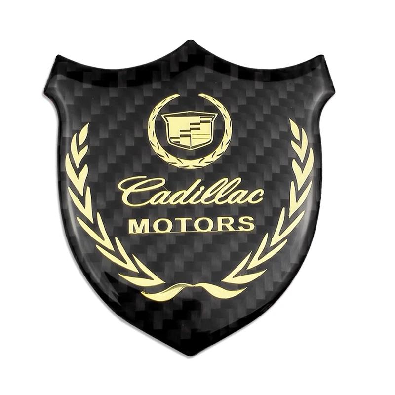 Значок из углеродного волокна для Cadillac Escalade CTS ATS SRX Deville BLS XT4 XT5 XT6 STS XTS SLR XLR CT4 CT5 CT6 Боковое окно автомобиля Эмблема