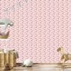 Christmas wallpaper mint coral and white 50x1000
