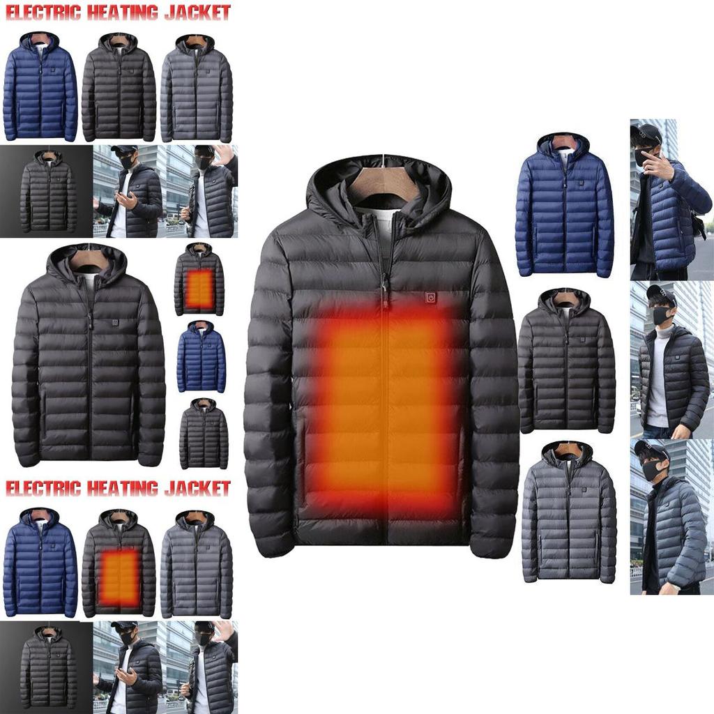Usb Electric Heated Coat Jacket For Men With Soft And Comfortable Thermal Warmth