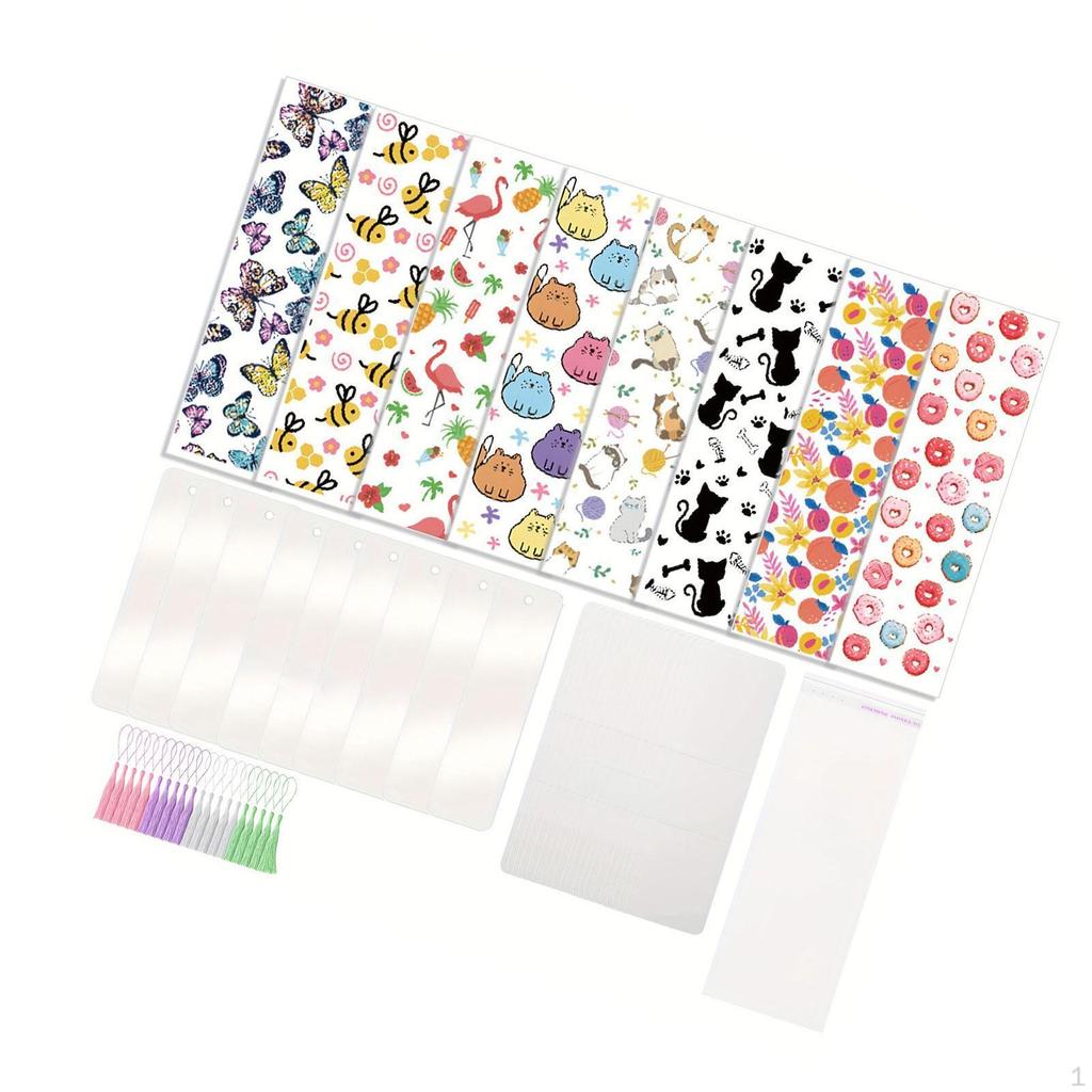 Акриловые закладки, закладки на страницы книг для поделок своими руками, прозрачная бирка для подарка на выпускной, прозрачная