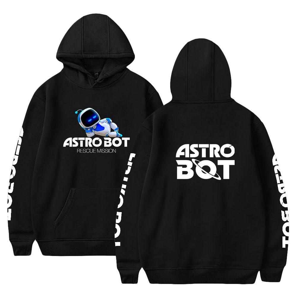 Мужская Женская Толстовка Astro Bot Толстовки Уличный Стиль Повседневные С Принтом Худи Свитшоты