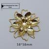 Luxury Gold Rhinestone Flower Pendant: DIY 3D Painting Frame