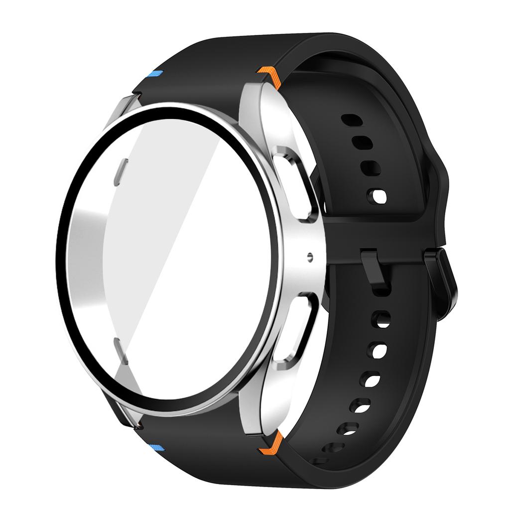 Silicone Strap for Samsung Watch 7 6 5 4 40mm 44mm 5Pro 45mm Band With Case Screen Protector Bumper cover for Wrist Accessories