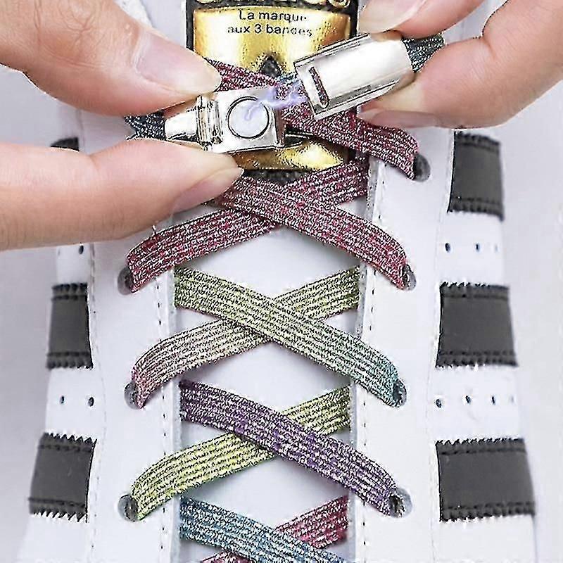 Magnetic Elastic- Colorful Flat Shoe Laces