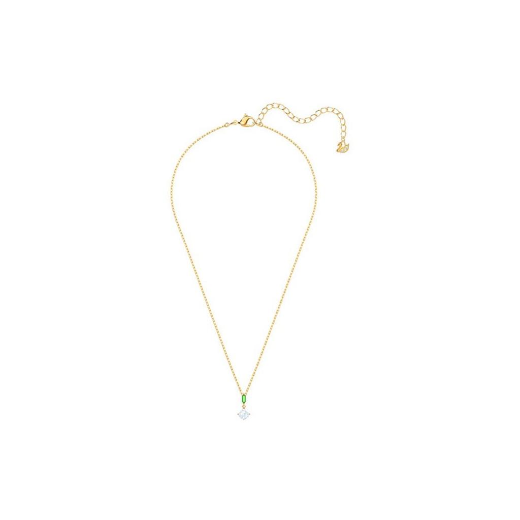 Swarovski Fan-Shaped Single Diamond Necklace Women necklace Gold 5459394