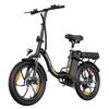 ZAZAWORK 20-inch Folding Electric Bike 250W 47Nm Motor 48V 16Ah Battery 25km/h Speed 100km Range 7 Speeds Spring Suspension Disc Brakes
