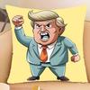 D-Дональд-Трамп-2024 Наволочка Наволочка Декоративные наволочки для подушек Домашняя гостиная Диван Диван Сиденье Декор