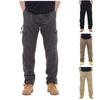 Мужские летние повседневные модные брюки-карго Мужские летние свободные однотонные брюки-карго