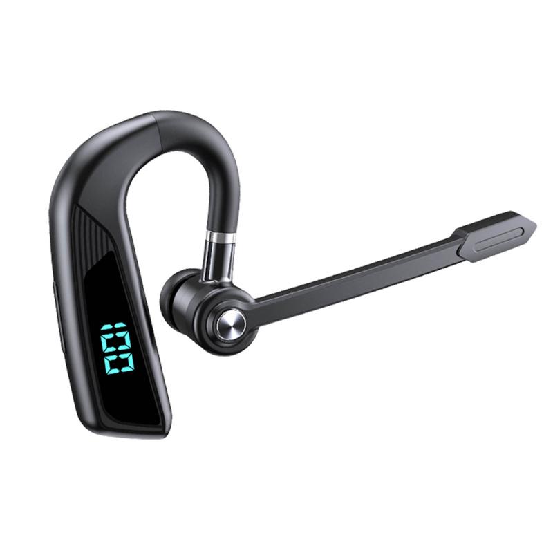 V16 Bluetooth-совместимая гарнитура Голосовой ответ Двойной микрофон Батарея Цифровой дисплей V9 Левый и