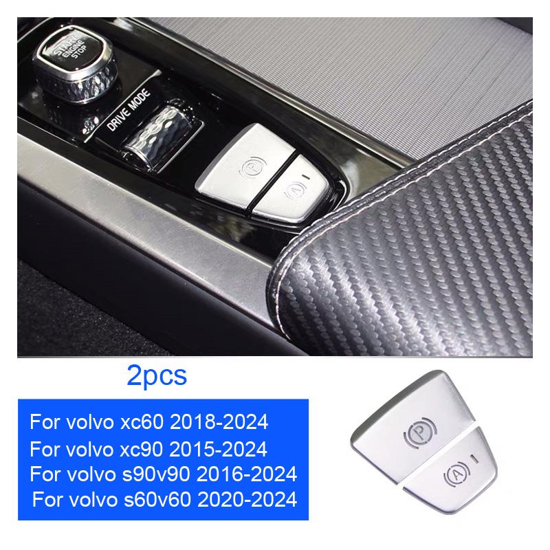 Для volvo XC60 XC90 S90 V90 V60 S60 Накладка с кнопкой старт и ручником, декоративные принадлежности