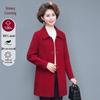 XUEXI Women's 2023 Winter Double-Sided Wool Cashmere Coat