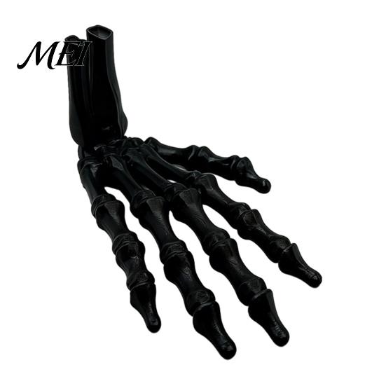 Skeleton Hand Ornament 3D Printed Figurine, Spooky Bone Statue for Lifelike Figurine Halloween Party, Gothic Model, Desk Decor Desktop Sculpture