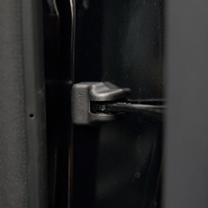 Car Body Anti Rust Water Proof Door Lock Key Keys Plastic Buckle Limit Device Trim 4pcs For Peugeot 3008 2013 2014 2015
