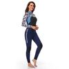 Cross Border New 3MM Diving Suit Women's One-piece Long Sleeved Pants Sunscreen Swimsuit Jellyfish Suit Snorkeling Surfing Suit