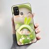For ZTE Blade A52/Optus X Tap 2 Jelly Soft Black Cover New Stylish Pattern Astronaut Coconut Tree moonlight Rose Casing