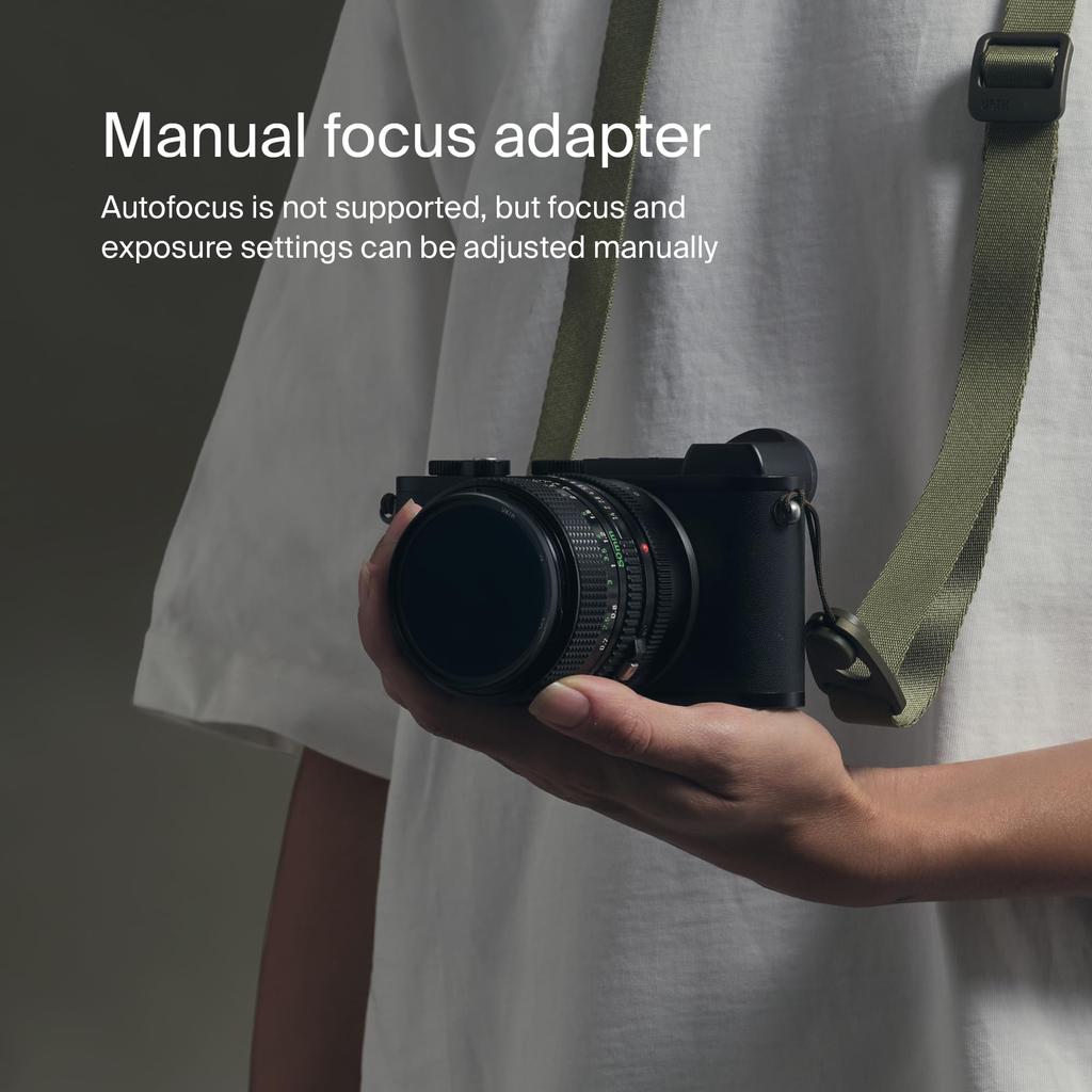 Urth Lens Mount Compatible with Canon FD Lenses to Nikon F Camera Bodies Optical Adapter (Includes Glass)