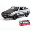 Масштаб 1/32 Toyota AE86, начальная модель автомобиля D, игрушечный автомобиль из цинкового сплава со звуком и светом для детей, подарок для мальчиков и девочек