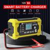 12В/6А Интеллектуальное импульсное восстановление Зарядка аккумулятора Высокая мощность Для мотоцикла Внедорожника Грузовика Умного автомобиля Зарядное устройство для аккумулятора Многофункциональный светодиодный дисплей