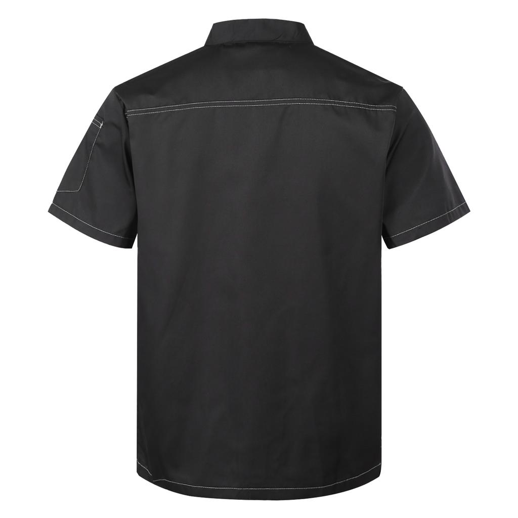 Унисекс Кухонная Рабочая Форма Поварской Халат Куртку Повара Костюм для Отеля Ресторана Кафе Пекарни