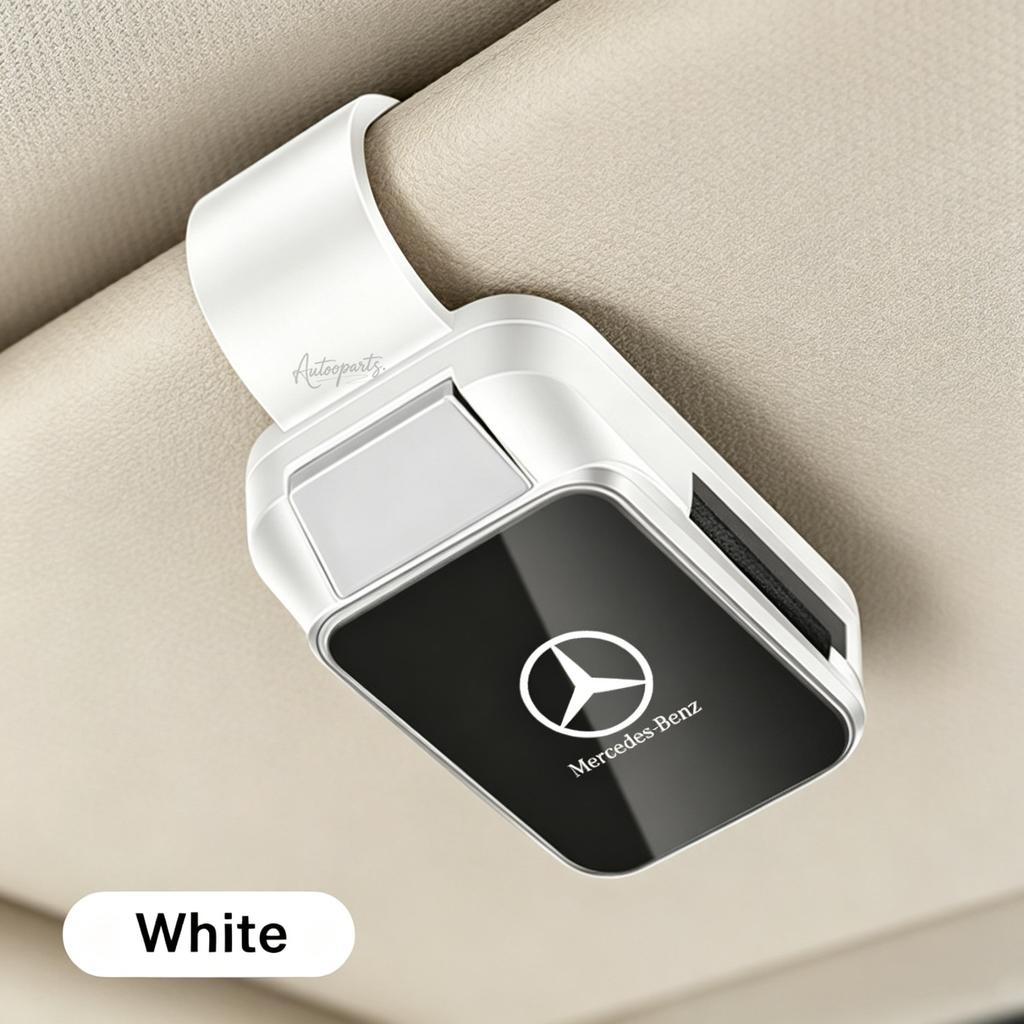 WLX4 High-End New Style Car Glasses Clip Case Sunglasses Bracket portable Storage For Mercedes Benz W203 W204 W205 W176 W16 W177 W247