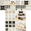 Premium Single Side Printed Bronzing Geometric Cushion Cover Perfect For Sofa And Bed Decor
