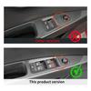 Настоящее Мягкое Углеродное Волокно Для Seat Leon 2013 2014 2015 2016 2017 2018 2019 2020 MK3 5F Панель Рамки Подъемника Стеклоподъемника Автомобиля Наклейка Отделка