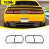 Крышка выхлопной трубы автомобиля TESIN для Challenger SXT 2015+, декоративные аксессуары для задней части автомобиля Dodge Challenger 2015+