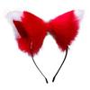 1 шт., повязка на голову, головной убор из искусственного лисьего меха, костюм для косплея, кошачьи уши, обруч для волос, украшения для волос, товары для вечеринок