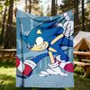 Фланелевое пледное одеяло Sonic Adventure Outdoor - Легкое, мягкое, теплое, всесезонное, с HD-печатью, для дивана, кровати, путешествий, кемпинга 1203023