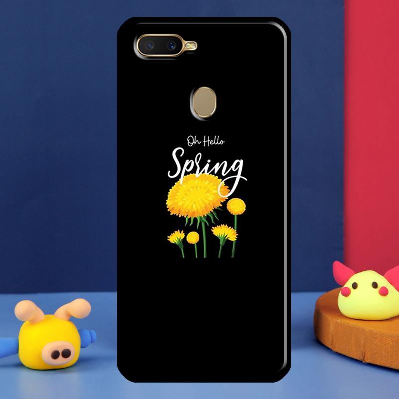 Чехол "Цветы Весны" для Oppo A16 A76 A96 A58 A78 A98 A5 A9 A91 A15 A17 A77 A52 A72 A74 A94 A54S A57S