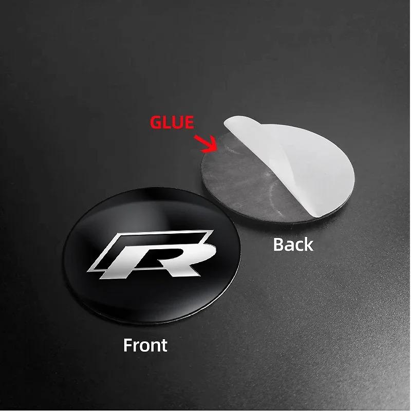 2026 Горячие Для VOLKSWAGEN VW 4 штуки 3D 56 мм/60 мм/65 мм Колпачки Ступицы Колес Автомобиля Наклейки Значки Аксессуары для Volkswagen VW R