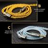 Silver Plated KZ Earphone Cable Upgrade Cord KZ Wired Headphones  For ZXN ZXT VK4