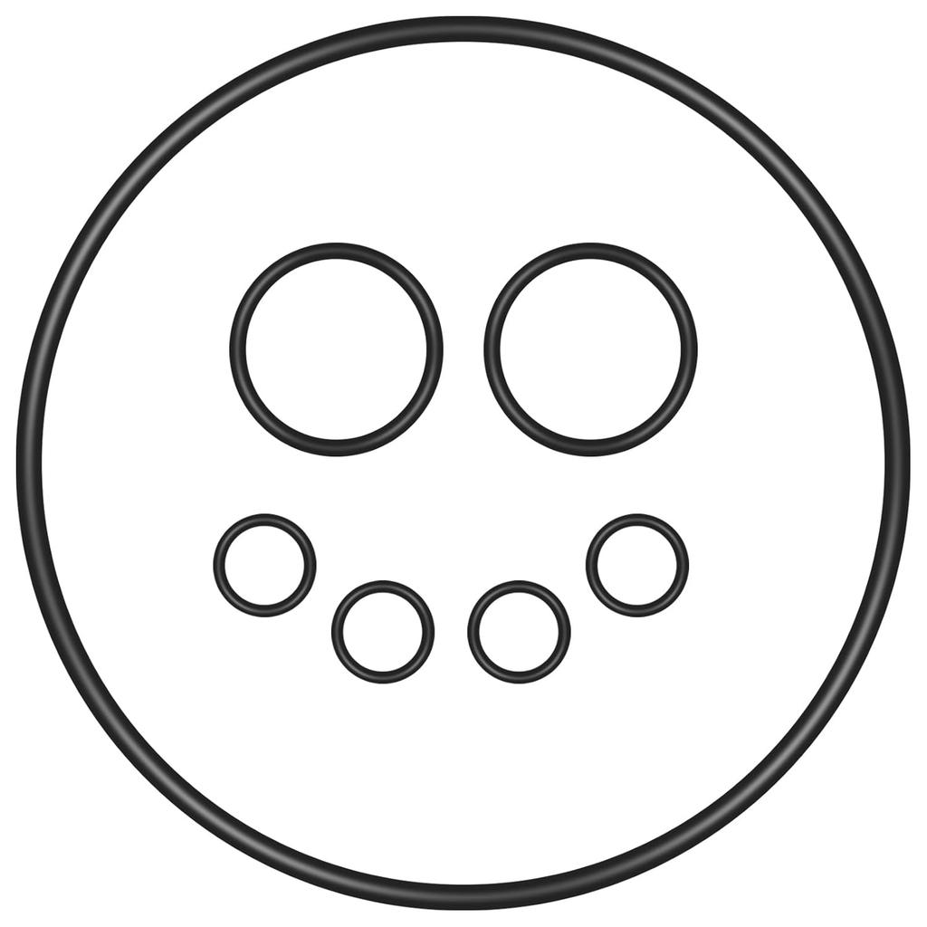 Комплект уплотнительных колец для картриджного фильтра аквариума FX5/FX6 Совместим с Fluval A-7, A-0, A-2 Запасные части