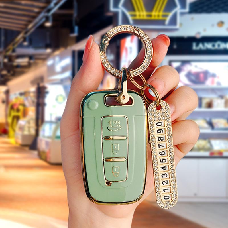 Чехол для ключа Hyundai ix35, Sonata 8, Elantra & Kia Sportage, K5/K3/K2 - Крышка корпуса пульта автомобиля