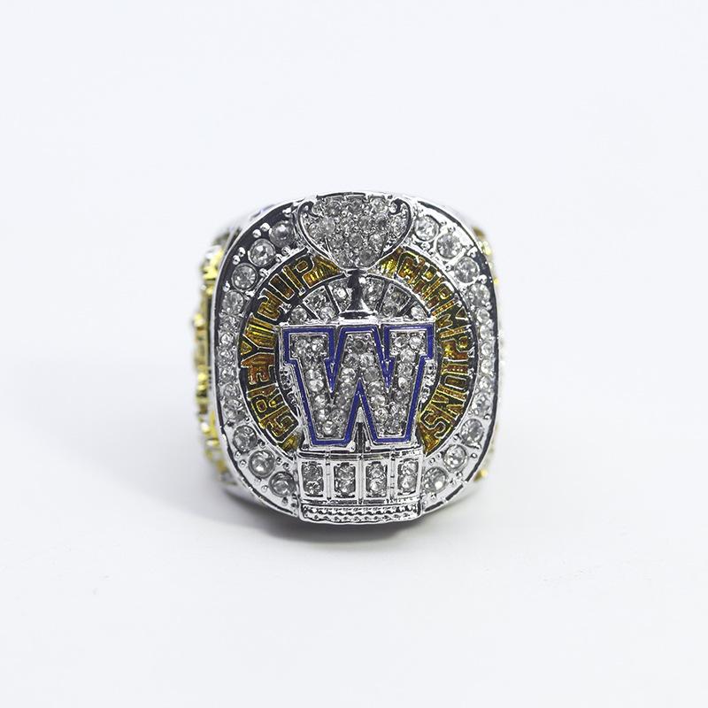 Чемпионское кольцо Кубка Серых 2021 года Winnipeg Blue Bombers