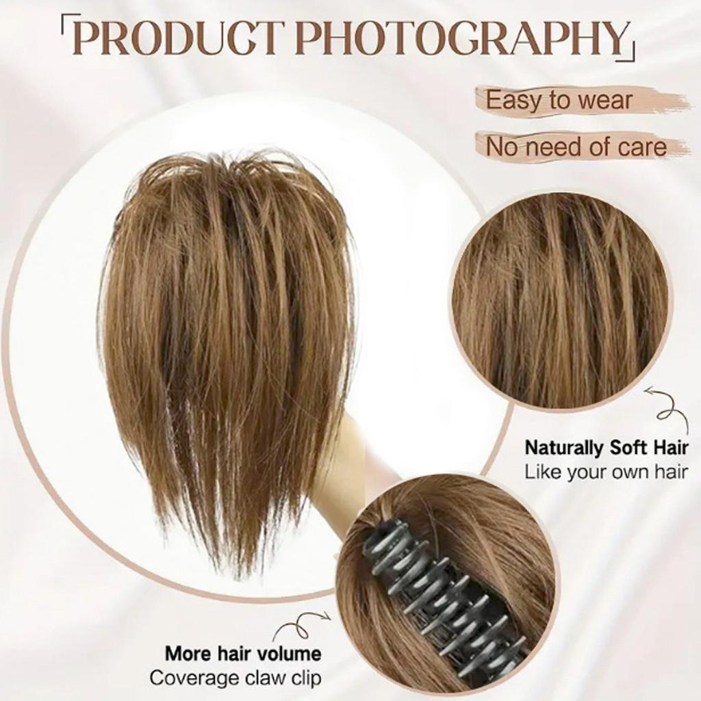 Небрежный пучок для волос, заколка-краб, пучок для волос, волнистые вьющиеся волосы, взъерошенные заколки-крабы, хвостики, шиньоны для волос с зажимом для женщин, аксессуары для волос