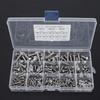 180-Piece Self-Tapping Screw Kit, M3 M4 M5 M6 High Hardness Stainless Steel Flat Head Self-Tapping Screws, Multi-Purpose Set