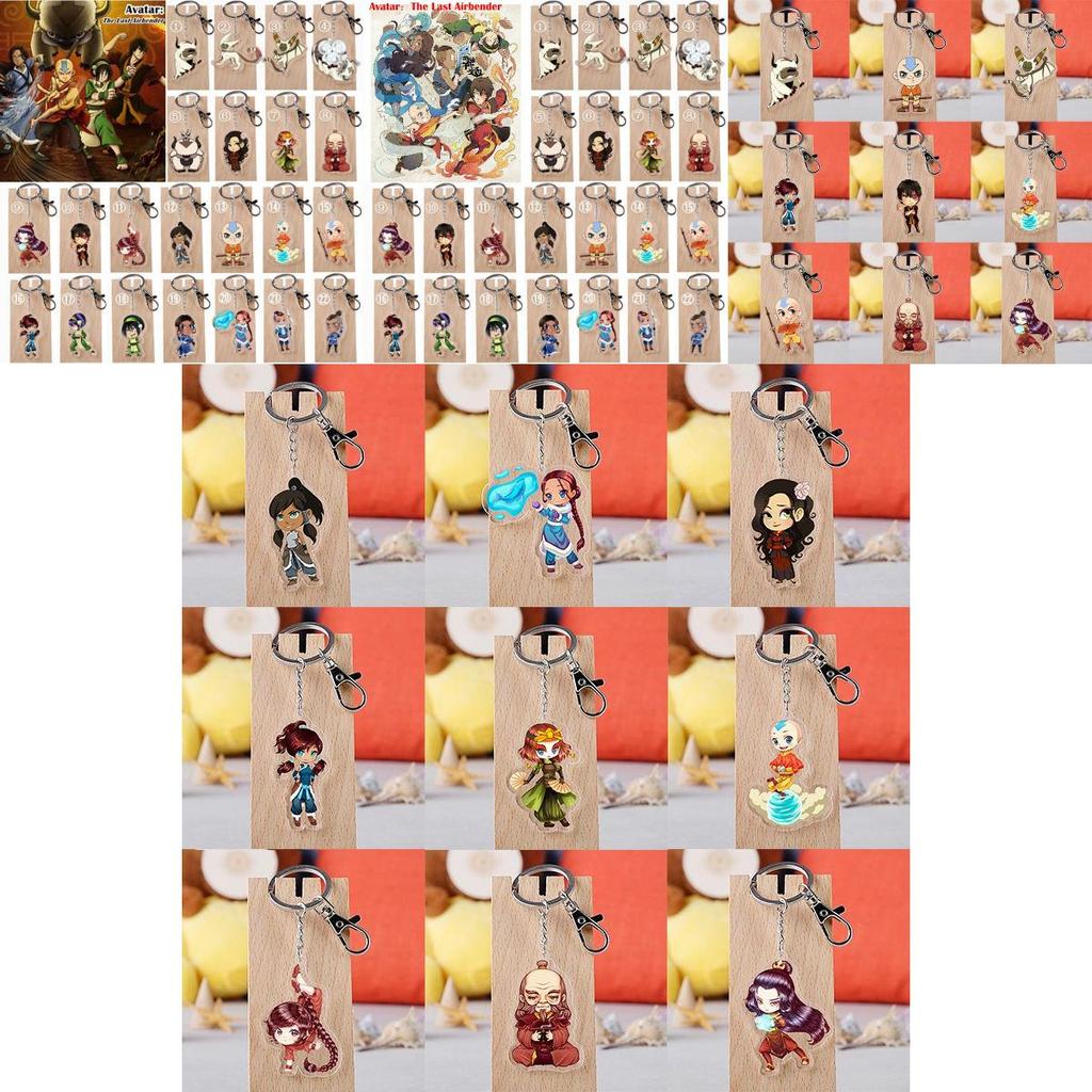 Высококачественный прозрачный акриловый брелок Аппа из Аватар: Легенда об Аанге