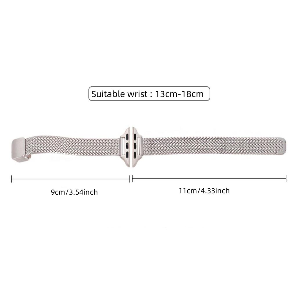 Роскошный Тонкий Металлический Магнитный Ремешок для IWatch 11 10 9 8 7 SE 6 Браслет на Запястье для Девушки для Apple Watch 41мм 40мм 38 45 44 46мм 49мм Ultra Браслет