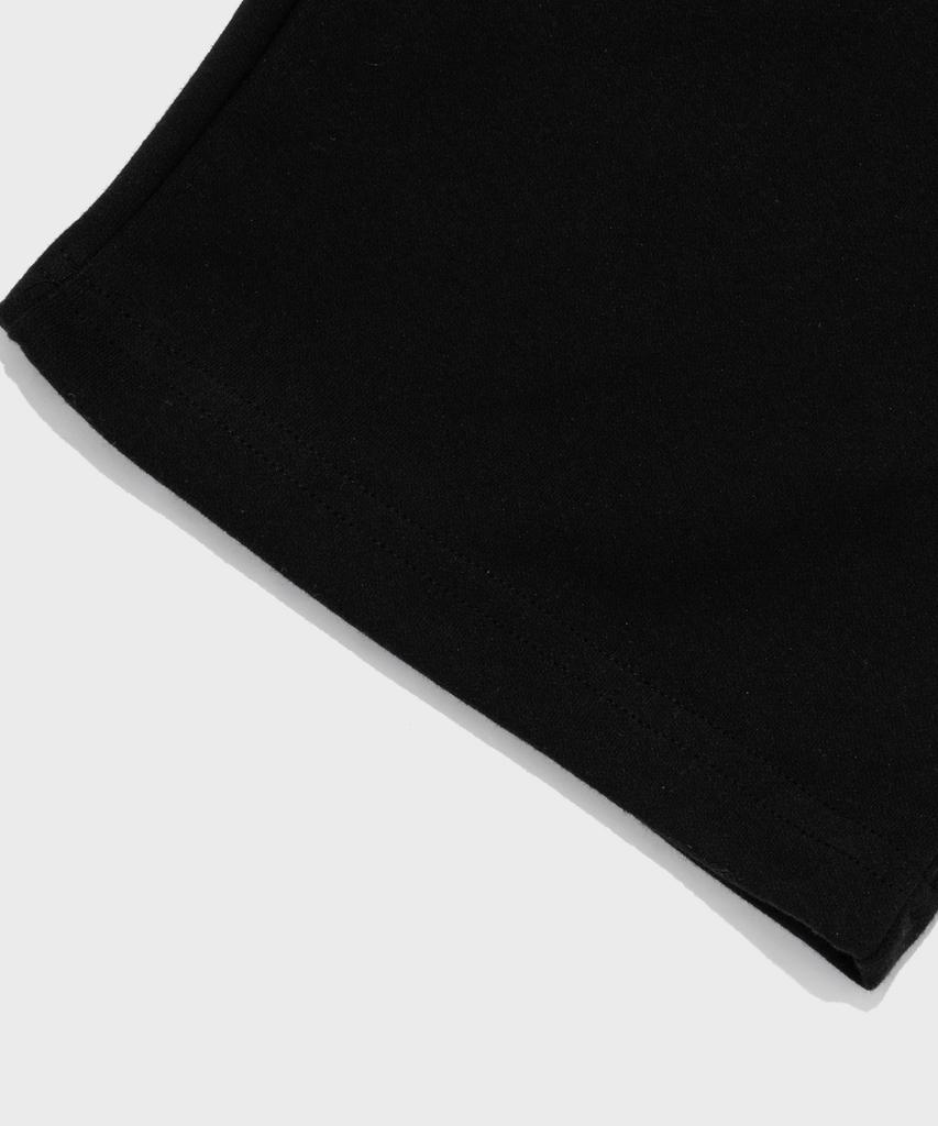 CARGOBROS Lettering Semi-Wide Sweatpants (Black)
