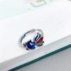 Chinese Style Goldfish Ring Female Ins Live Adjustable Small Fish Koi Enamel Retro