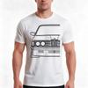 E21 Classic 19751983 Black Lines TShirt Summer Casual Cotton Tee Oversized Streetwear Tops Vintage Graphic Print