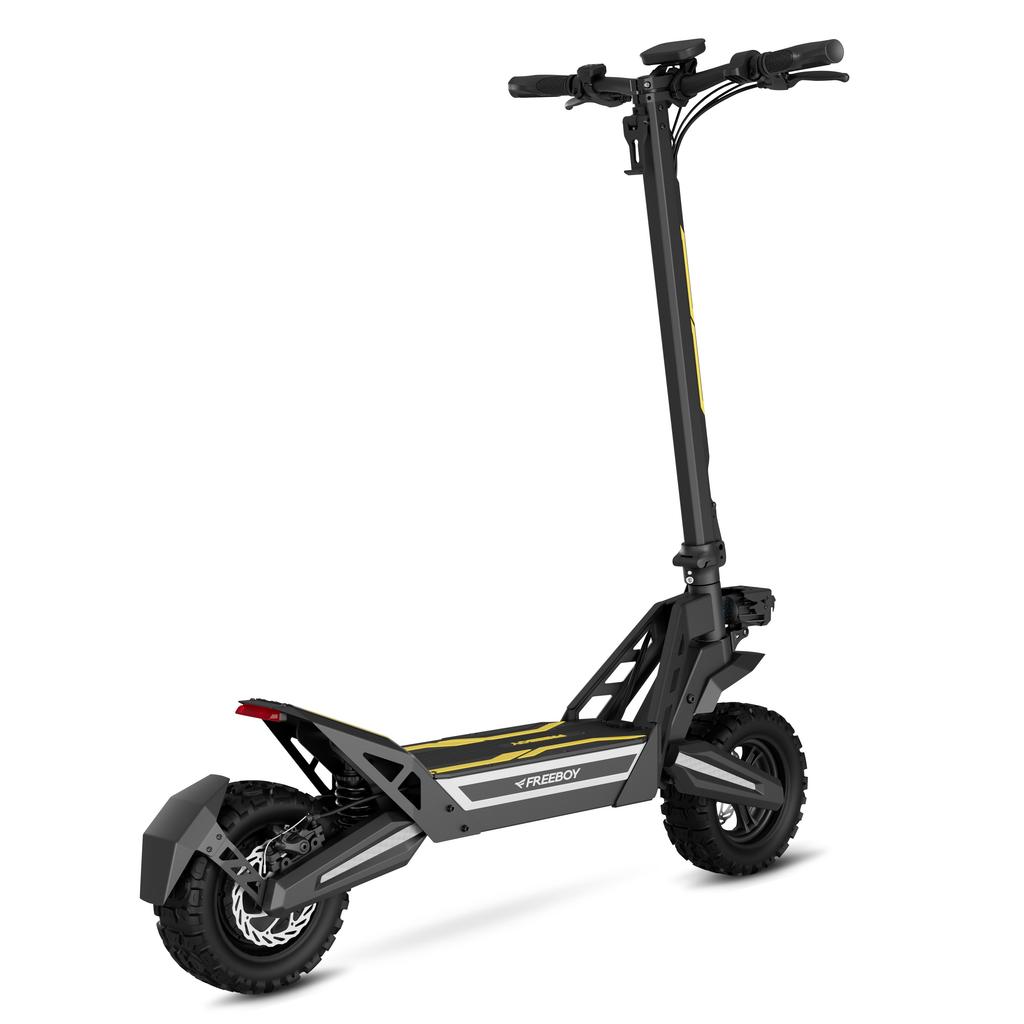 Складной электрический самокат FREEBOY J2MAX, аккумулятор 48 В 18,2 Ач, полная подвеска