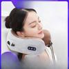 U-shaped Cervical Massage Pillow, Rechargeable Multifunctional Shoulder and Neck Electric Vibration, Hot Compress Neck Protection Device, Massager