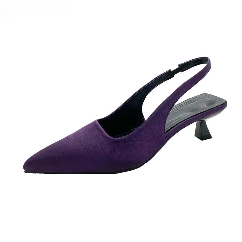 2025 Летние Сандалии Женские Модные Туфли-лодочки с Открытым Носком на Высоком Каблуке Элегантные Вечерние Сандалии Стриптизерши